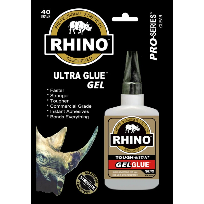Rhino Glue Ultra Kit, Heavy Duty 80 Gram Clear