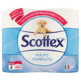 Scottex Pulito Completo Toilettenpapier, 4 Rollen