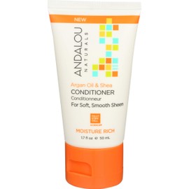 Andalou Naturals Argan Oil and Shea Moisture Rich Conditioner, 50 ml
