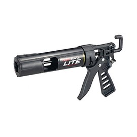 TAJIMA Caulk Gun - 1/10 Gallon (10 oz) Convoy Lite Caulking Tool with Ultra Lightweight ABS Construction & Auto Flow Stop - CNV-100LT