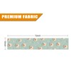 Christmas Table Runner Blue Santa Claus Merry Christmas Tree Snowflake