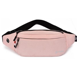 YUNHE Unisex Bumbag Waist Fanny Pack Running Belt Bum Bag with Headphone Jack and Zipper Pockets Adjustable Belt for Outdoors Workout Hiking Gifts for Men Women (B2103#-3)