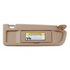 Dasbecan Beige Right Passenger Side Sun Visor Compatible with Honda