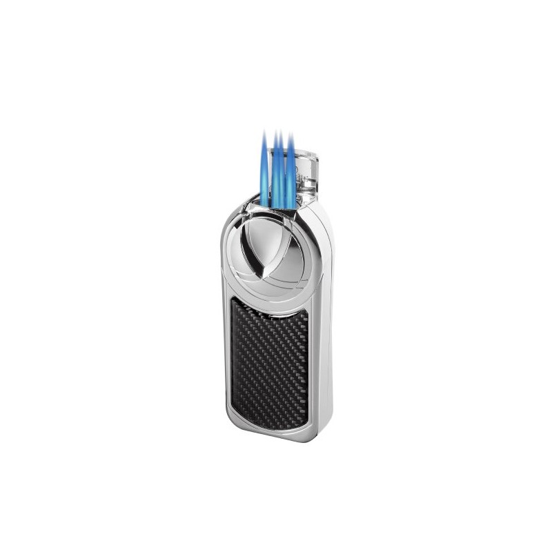Visol Dobrev V 5 Torch Flame Carbon Fiber Table Lighter