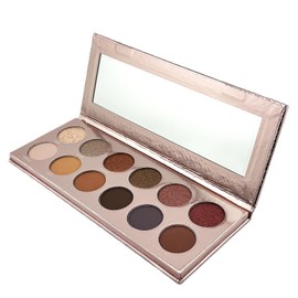 Girlactik The Essential Palette,12 Color Eye Palette, Matte & Metallic Shades.