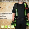 MELOTOUGH Reflective Safety Tool Belt with Suspenders Tool Bag Supenders