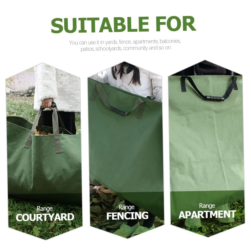 CAXUSD Folding Gardening Leaf Bag Large Storage Bag for Garden