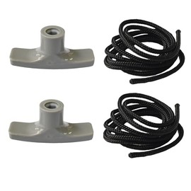 2 Pcs 41A2828 / 041A2828 Rope Handle Kit, Garage Emergency Release Pull Rope Cord Handle Kit, Fit for Chamberlain, Craftsman & LiftMaster Models, Garage Opener, Red White Emergency Pull Rope W/Handle