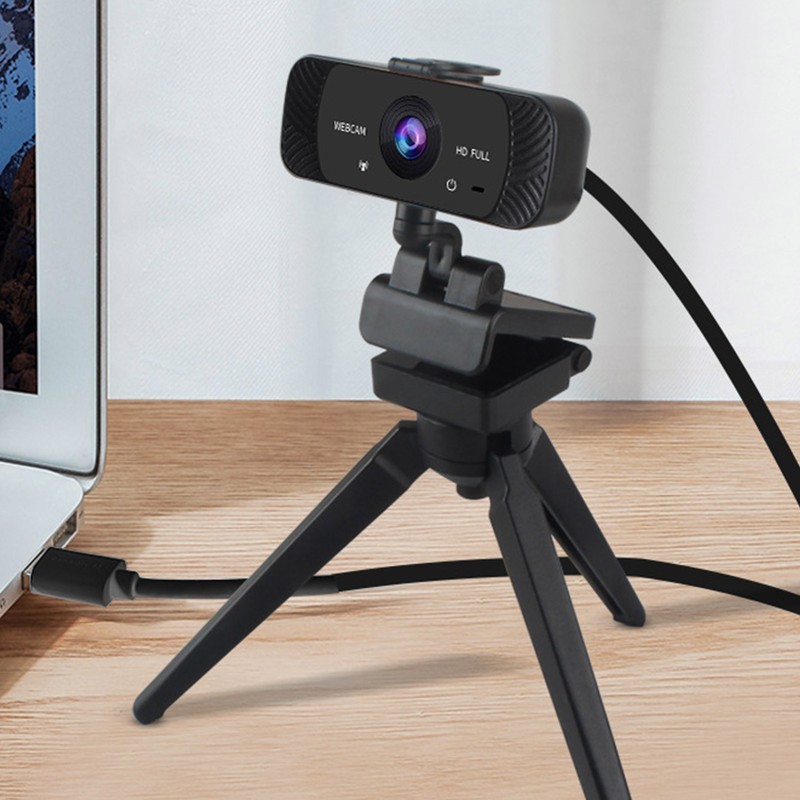 Computer Camera Webcam with Microphone for Video Conference Teacher Live