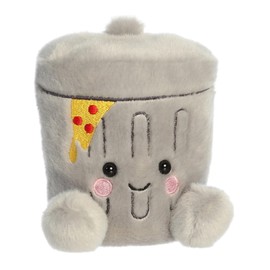 Aurora® Adorable Palm Pals™ Garbanzo Trashcan™ Stuffed Animal - Fun Collectible Plush for Kids and Adult Collectors - Perfect for Decorating Rooms and Birthday Gifts - Gray 5 Inches