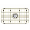 Sink Protector Sink Rack,Large Gold Kitchen Sink Grate,26" X 14"
