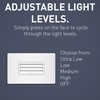 Legrand radiant NTLHORZTCCC6 Horizontal Step Light Full Adjustable LED Night