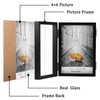 ORIVAN 4x6 Triple Picture Frame Hinged 3 Photos Folding Photo