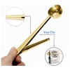 Coffee Scoop with Bag Clip, Stainless Steel Long Handled Tea