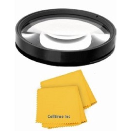 High Definition 10x Macro Close Up Lens (82mm) for Canon Zoom Super Wide Angle EF 16-35mm f/2.8L II USM Lens + CT Microfiber Cleaning Cloth