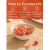 Sweese 10 oz Small White Porcelain Bowls - Set of