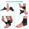 Brrnoo Tobillera Deportiva Ajustable para Esguince, Sleeve de Tobillo de