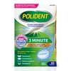 Polident 3 Minute Antibacterial Dental Appliance Cleanser Tablets, 60 Count
