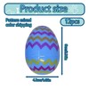 KSVFTB Plastic Eggs 12 Pcs Pattern Printed Easter Eggs, Empty