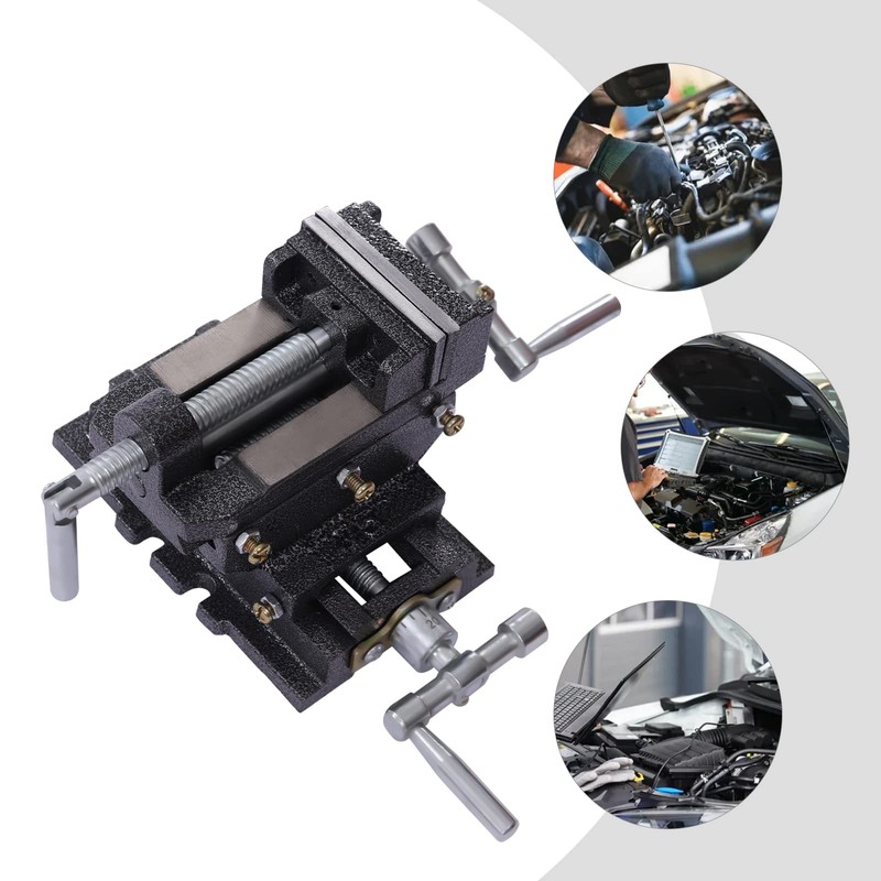 Drill Press Vise High-Grade Cast Steel Bench Clamp 2 Way