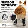 Hokkaido Paws Dog Suspender Boots - Water Resistant Zippered Dog