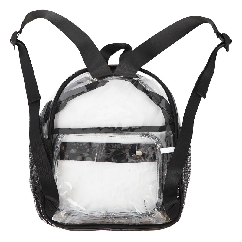 Clear Backpack Waterproof Heavy Duty Fashionable Eco Friendly PVC Transparent