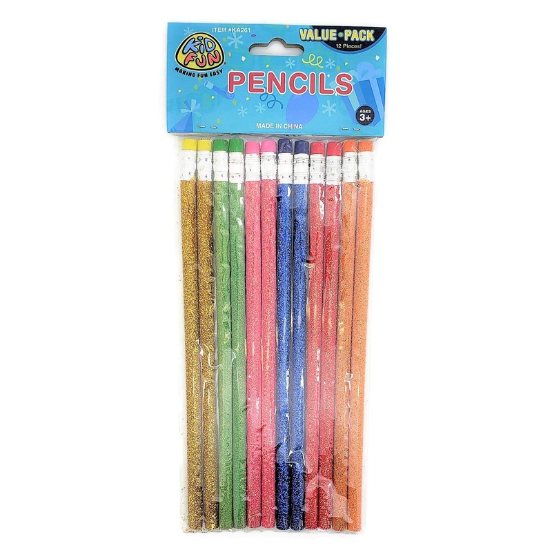 Sparkle Glitter Fun #2 Lead 7.5" Pencils (24 Pack) 6