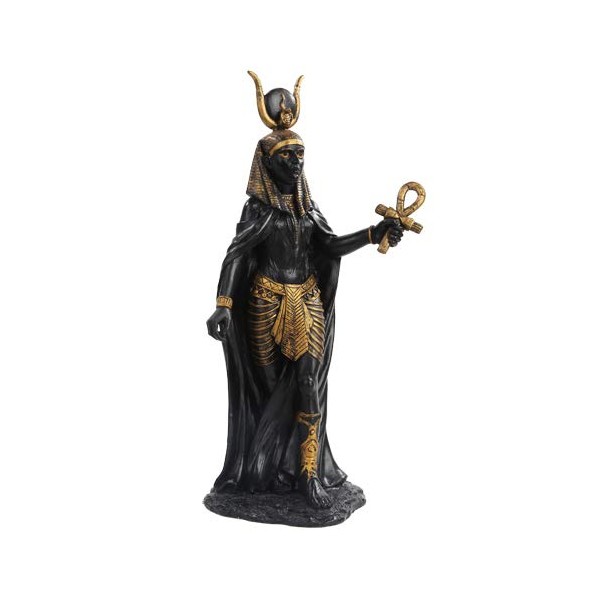 PTC 11 Inch Egyptian Hathor Mythological Goddess Resin Statue Figurine