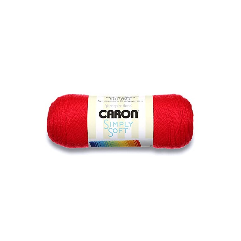 Caron Simply Soft, Red, 170.1g