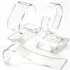 Capiant 3 Pack Clear Watch Display Stand for Watches &