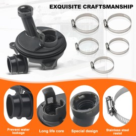 WD19X25278 Dishwasher Diverter Valve Kit Replaces WD00X25260, WD18X21678, WD19X25259, AP6871922, 4922277, Compatible with GE, Whirlpool, Kenmore Dishwasher Drain Pump Kit AP6802078, WD19X24829