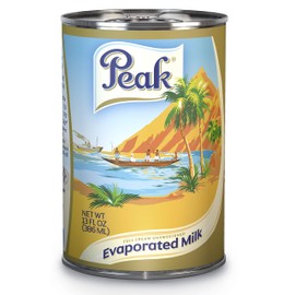 Peak Evaporated Full Cream Milk, 13 Fl. Oz. (Pack Of 4)