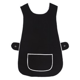 LINEN CLOSET Womens Tabards with Pockets for Men Ladies Cleaning Catering Chef Kitchen Aprons Unisex Hygea Tabard Apron Work Tabards