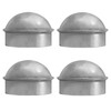 [Pack of 4] 2-3/8" Chain Link Fence Post Cap, Galvanized