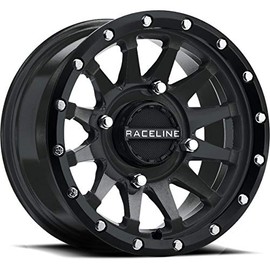 Raceline A95B Trophy 14x7 4x156 +10mm Satin Black Wheel Rim 14" Inch