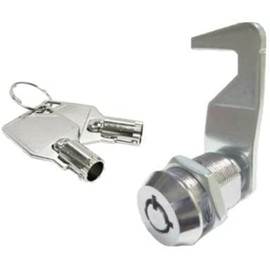 Homak Tool Box, 5/8" Tubular Cam Lock 90 Degree，Hook cam; Replacement Lock, KA for Homak