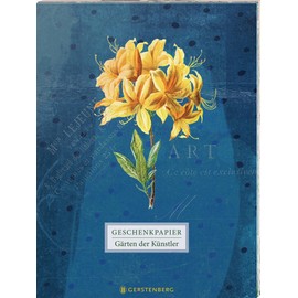 Die Gärten der Künstler Geschenkpapier-Heft Motiv Orchidee: 2 x 5 Bögen