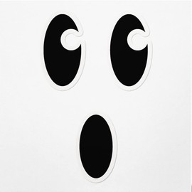 Decal Stickers of Ghost Premium Indoor (No Waterproof) Vinyl Decal Stickers for Laptop Phone Accessory Helmet Car Window Mug Tuber Cup Door Wall Decoration NVCVER30d9211BL