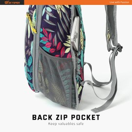 SKYSPER Mochila pequeña de Senderismo de 10 litros, Plegable, Ligera, para Mujeres y Hombres