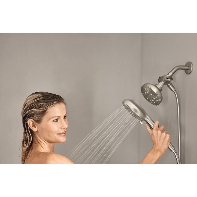 Moen Hydro Energetix High Pressure Dual Shower Head with Handheld