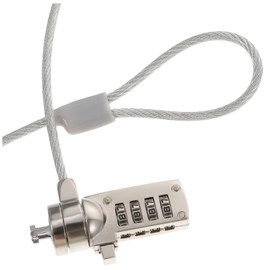 OSALADI 1.8m Laptop Locking Cable Security Lock Resettable Code Anti-Theft Tablet Lock for Laptops Desktops Computer Accessory