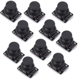 VISSQH XY Dual Axis Joystick Breakout Module PS2 Joystick Game Controller for Arduino, Pack of 10