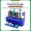 Screwdriver Case, Storage Tool Box with Drawer, 26 Holes, Multi-Functional