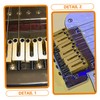 CORHAD 6pcs Electric Guitar Bridge Saddle Guitar Bridge Saddles Replacement