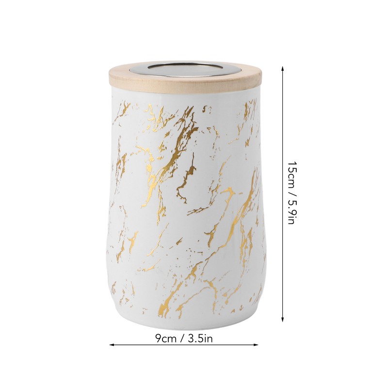 Coffee Bean Canister Airtight Stainless Steel Visible 800ml with Spoon