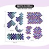 18 Fish Scale Tattoo Stickers, Creative and Stylish, Waterproof and