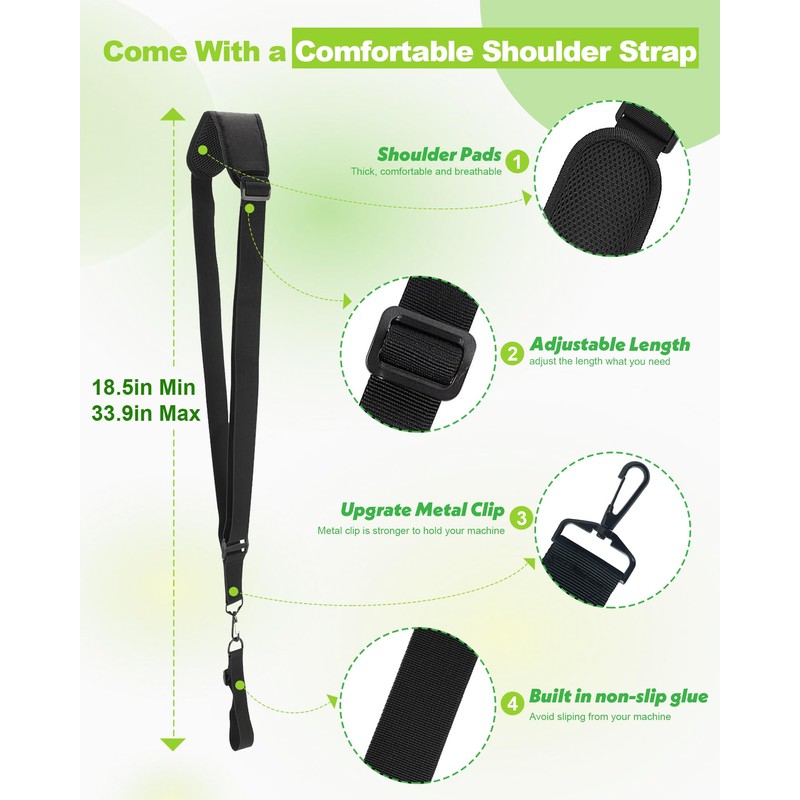 NFie Upgraded Weed Eater Handle, String Trimmer Handle Extension Back