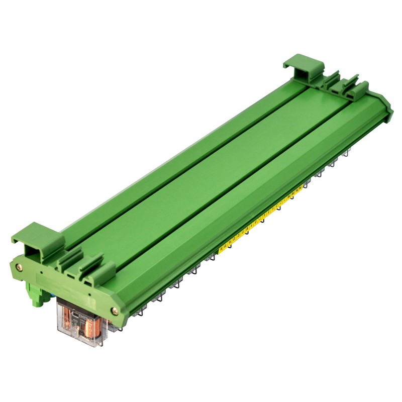 AC/DC 12V Coil 16-SPDT Pluggable Power Relay Module, 16A 250VAC/30VDC