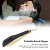 Foldable Beard Clipper Stainless Steel Safety Manual Vintage Straight Clipper