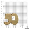 Sweet Prints Inc Number 50 Cookie Cutter - Dishwasher Safe